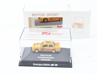 Herpa H0 3530 Modellauto PKW BMW M3 Tourenwagen 1:87