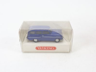 Wiking H0 850 01 24 Modellauto PKW Opel Caravan '56 Blau 1:87