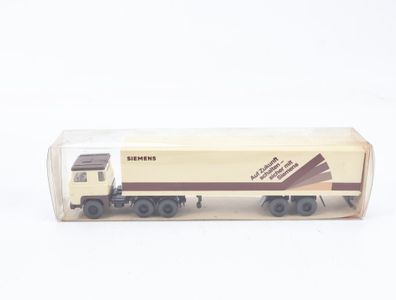 Wiking H0 24 520 Modellauto LKW Container Sattelzug Siemens Werbemodell 1:87