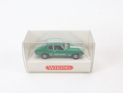 Wiking H0 Modellauto PKW Ford Capri MANN+HUMMEL Werbemodell Grün 1:87