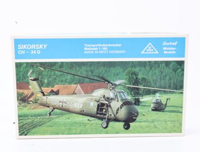 RMM Roskopf Bausatz 77 Militär Transporthubschrauber Sikorsky CH-34G 1:100