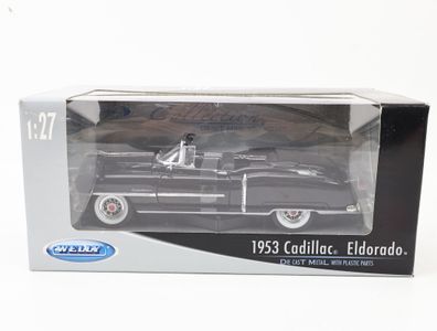 Welly Modellauto PKW 1953 Cadillac Eldorado schwarz 1:24