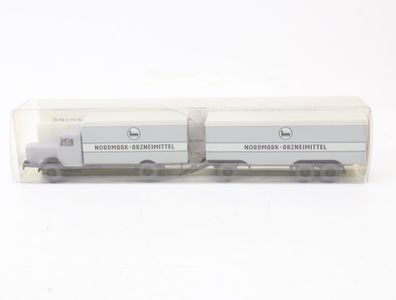 Wiking H0 Modellauto LKW Büssing 8000 Koffer Nordmark Arzneimittel 1:87
