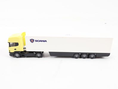 Wiking H0 546 Modellauto Werbemodell LKW Koffersattelzug Scania 144L 1:87