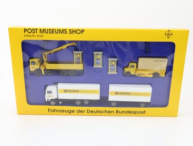 Herpa H0 93-02 Modellauto Set Fahrzeuge der Deutschen Bundespost 1:87