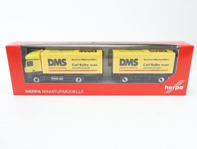 Herpa H0 LKW MB Actros 11 HZ DMS Umzug & Logistik Carl Balke 1:87
