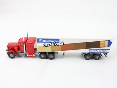 Wiking H0 527/6 Modellauto LKW Koffersattelzug Peterbilt Lack Truck 1:87