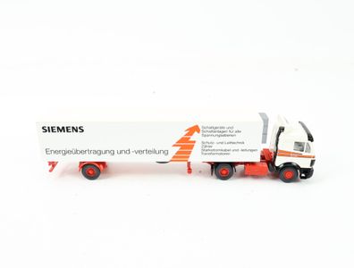 Wiking H0 Modellauto Werbemodell LKW Koffersattelzug MB 1735 S Siemens 1:87