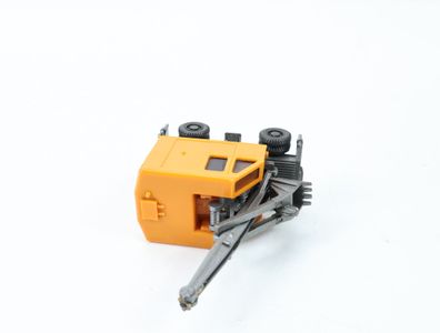 Wiking H0 1124/5A Modellauto Löffel-Bagger (mit Rädern) hellorangegelb 1:87