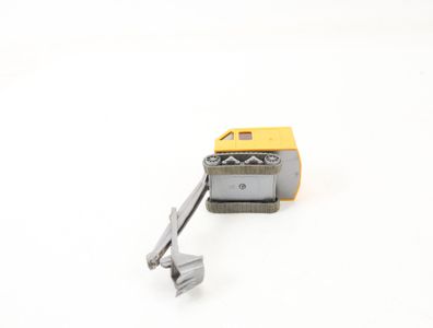 Wiking H0 1123/2A Modellauto Löffel-Bagger (mit Raupen) chromgelb 1:87