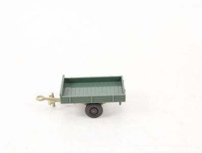 Wiking H0 507/2E Modellauto Allgaier-Anhänger d'resedagrün hellgelbgrau 1:87