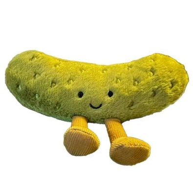 Amuseable Green Pickle Plush Doll Jellycats style Cute Toy Xmas Gift
