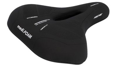 Fischer Sattel Memory Foam Druckentlastung durch Schaumeinlage City Trekking und MTB
