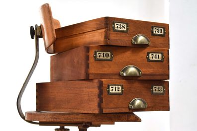 Set 3x Kiste mit Deckel Holz Antik Apotheker Vintage Kasten Alt Groß Uhrmacher dunkel