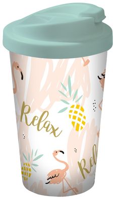 Coffee to go Becher Flamingo Relax