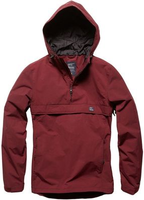 Vintage Industries Windbreaker Übergangsjacke Shooter Anorak Burgundy