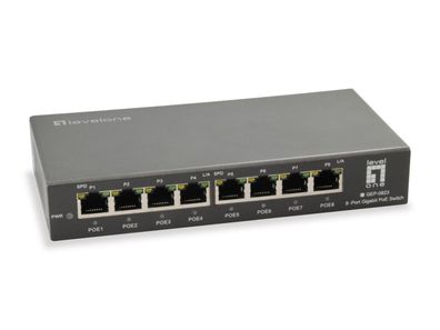 LevelOne GEP-0823 - Switch - 8 x 10/100/1000 (PoE+)