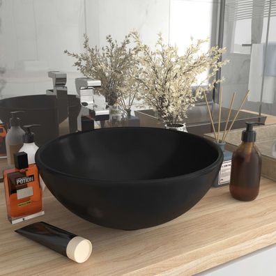 Luxus-Waschbecken | Rund | Keramik | mattiert | Handwaschbecken | Waschschale