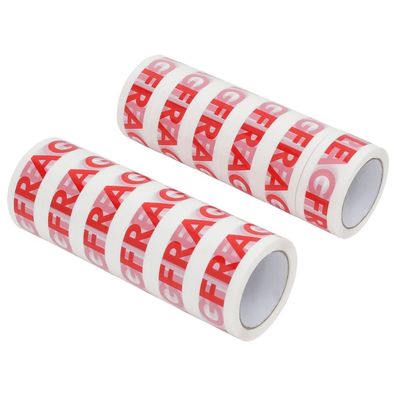 Paketklebeband mit Aufschrift | Fragile | Packband | UV-beständig | Großpackung