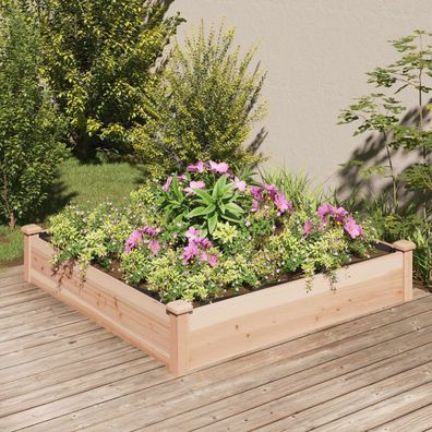 Hochbeet mit Einsatz | Kräuterbeet | Blumenbeet | Garten | Gemüsebeet | 120 cm