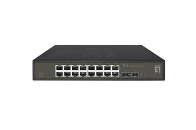 LevelOne Hilbert 18-Port Gigabit Smart Lite Switch, 16 x Gigabit RJ45, 2 x Giga... ->