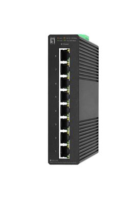 LevelOne Hilbert 8-Port Industrial Gigabit Smart Lite Switch, Managed, L2, Giga... ->