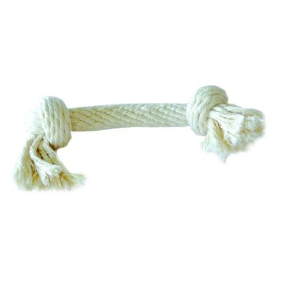 EQuest Hundespielzeug Spirit - Spieltau mit 2 Knoten, Natur - S
