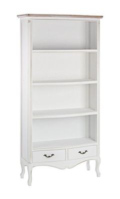 Bücherregal Justine 86 x 180 x 35 cm Weiß