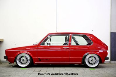 TA Technix Gewindefahrwerk DEEP Version - VW GOLF I, JETTA I, Scirocco I + II