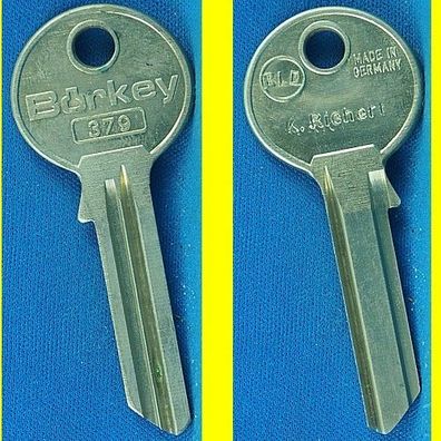 Schlüsselrohling Börkey 379 L Profil BLD für versch. BKS, Yale Profilzylinder