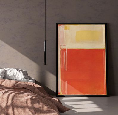 Mark Rothko Orange Gelb Leinwand Reproduktion, Rothko Reproduktion, Abstrakte kunst