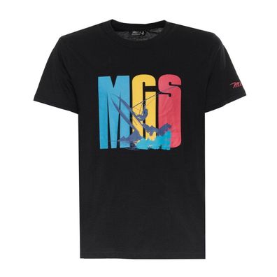 MCS - T-Shirt - 10BTS003-L2301-BLACK-GL - Herren