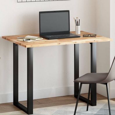 vidaXL Tischplatte Rechteckig 80x70x2 cm Massivholz Akazie