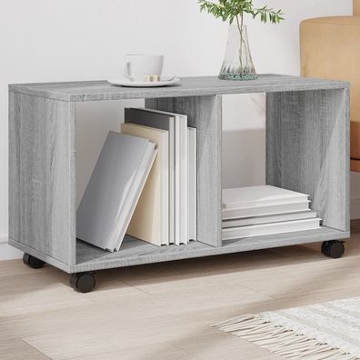 vidaXL Rollschrank Grau Sonoma 72x33x42,5 cm Holzwerkstoff