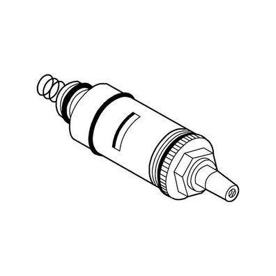 GROHE Thermoelement 47016 1/2" Bimetall warm rechts für Grohmix ab Bj. 79