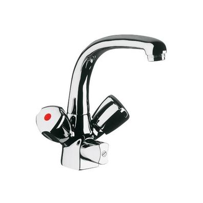 KLUDI Standard SPT-Multi-Armatur DN 15 Griff Terralux Kunststoff chrom