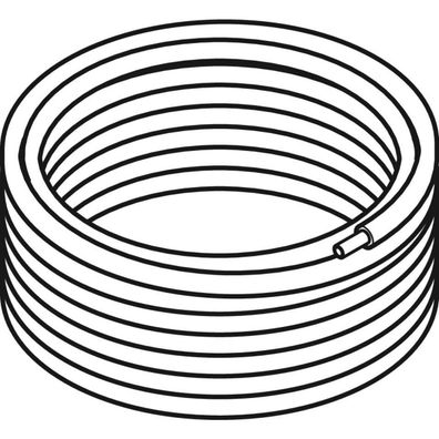 GE Systemrohr ML, rund vorgedämmt 10mm Rollenware d16, L:50m blau