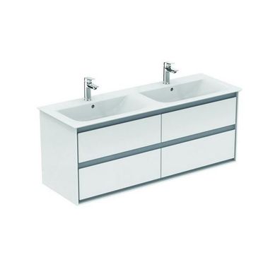 IS Möbeldoppel-WT Connect Air, je 1 Hl., m.Ül., 1340x460x165mm, Weiß