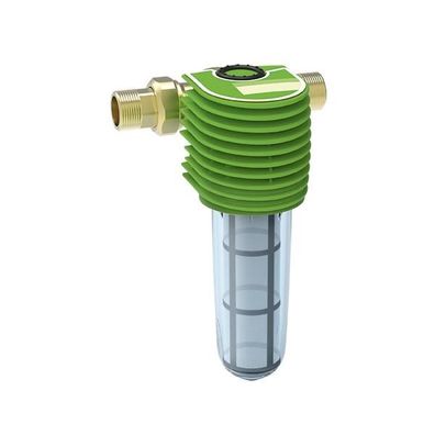 GB Feinfilter BOXER KX DN 32 Transparente Filterglocke, Grüner Kopf
