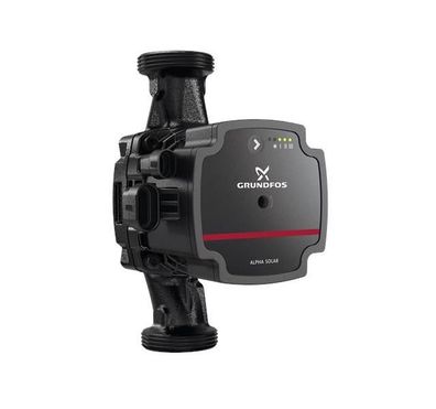 Grundfos Hocheffizienz Umwälzpumpe ALPHA Solar25-75 PN10 G1 1/2 180mm 1x230V