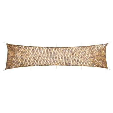 vidaXL Tarnnetz mit Aufbewahrungstasche 809x207 cm Sandfarbe