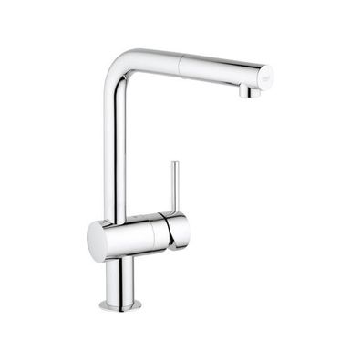 GROHE EH-Spültischbatterie Minta 32168 DN15 ausziehbarer Mousseurauslauf chrom