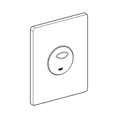 GROHE WC-Betätigung Skate 38862 für AV1 2-Mengen o. Start/Stopp Bet. alpinweiß
