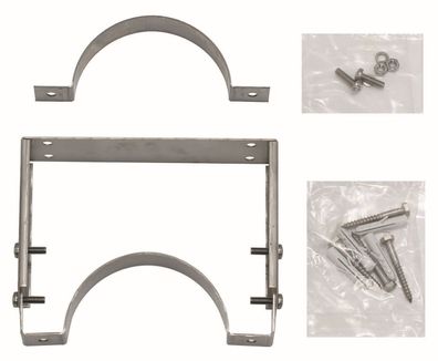 VA Wandhalterung 50 bis 90 mm, Edelstahl