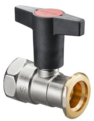 Oventrop-pumpenkugelhahn "Optibal P" ohne Sperrventil, DN25, 1 x G 1 1/2", Ms