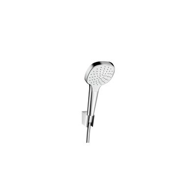 HG Brausenset Croma Select E 1jet/Porter weiss/chrom Brauseschlauch 1250mm