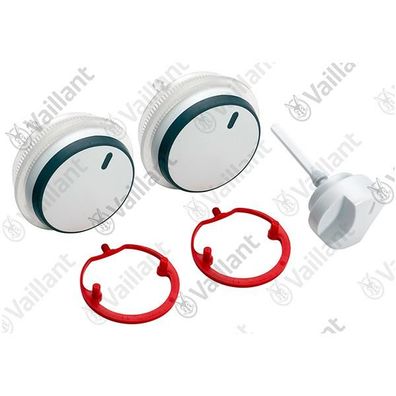 VA Knopf, weiß (excl.), Set a 3 St. Vaillant-Nr. 0020048920