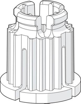 HA Adapter HANSA 59910235 Weiss