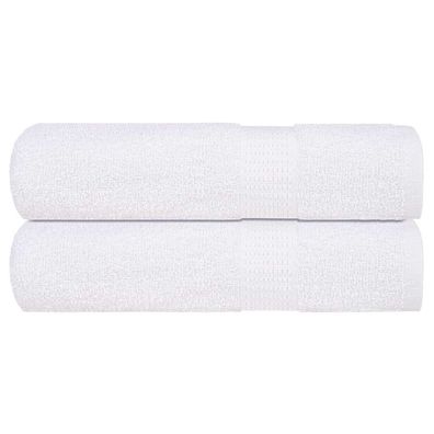 vidaXL Duschtücher 2 Stk. Weiß 70x140 cm 360 g/m² 100% Baumwolle