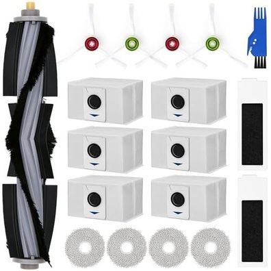 Zubehörset für Ecovacs Deebot T20e OMNI/T20 OMNI - 6 Staubbeutel, 4 Wischtücher